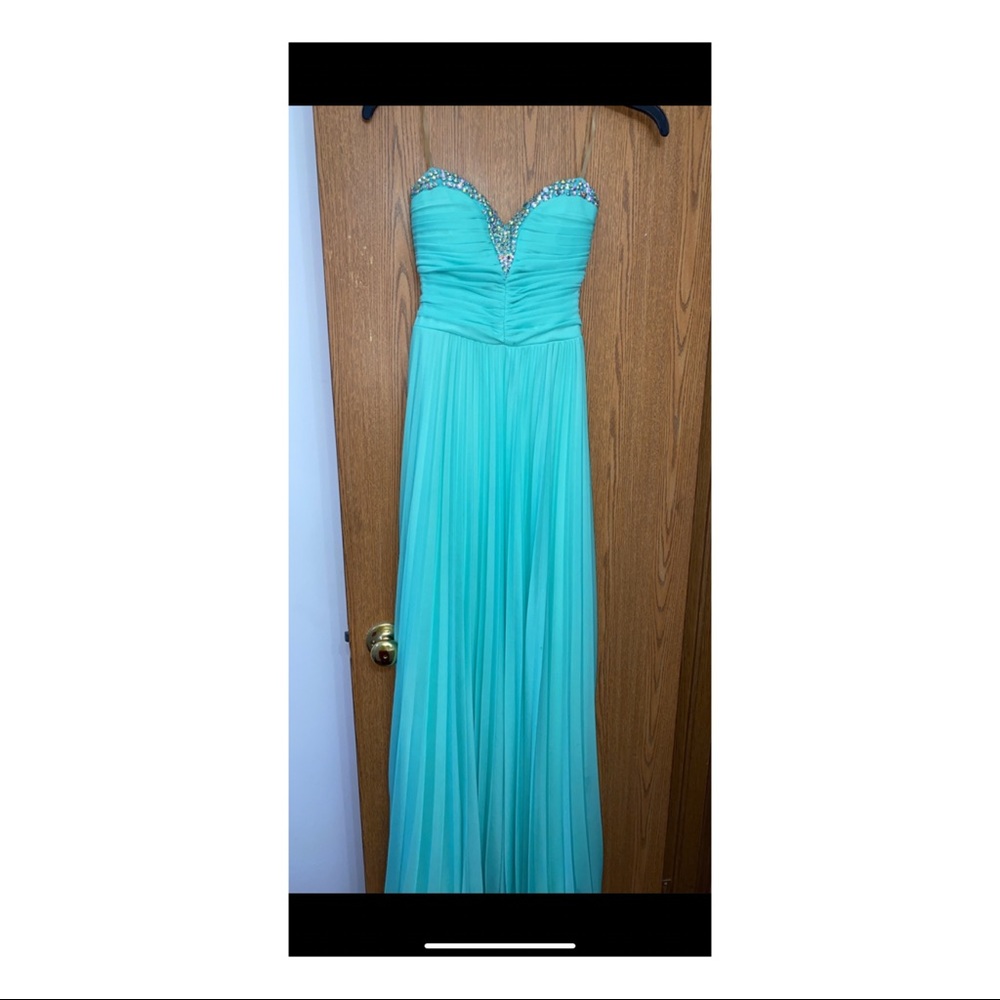 Charlotte Russe blue dress size- small $50 or best offer never worn